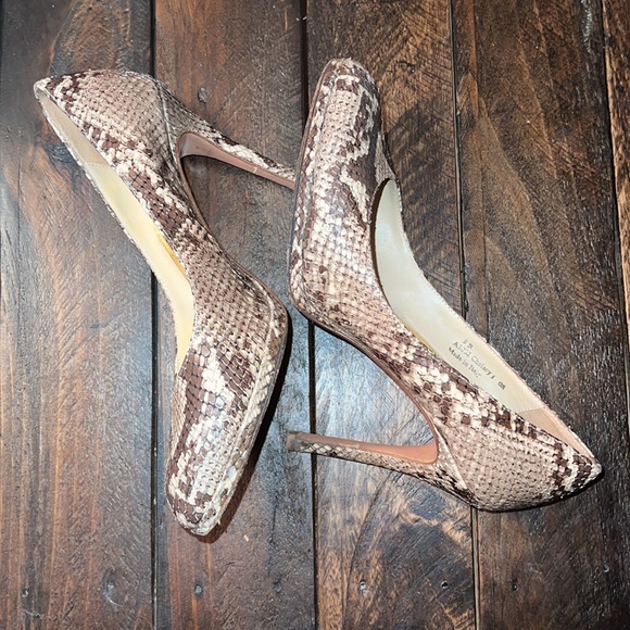 Coach Snake Skin Heels - Picture 3 of 5